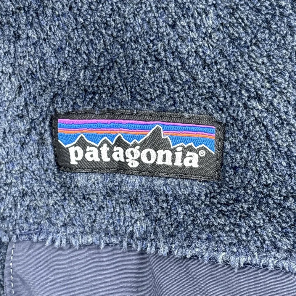 Patagonia Pullover Womens Medium Blue Re Tool Snap T Polartec Fleece Jacket